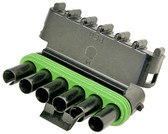 WeatherPack 6 Cavity Male Tower Connector