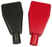 Red and Black Top Post Battery Cable Protectors