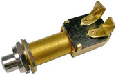 Brass Momentary Push Button Switch For Starter or Horn SPST