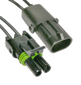 Weatherpack 2 Way Male Female Connector Set