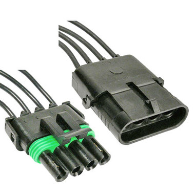 Weatherpack 4 Way Male Female Connector Set
