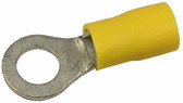 #10 Stud Ring Terminal Crimp Connector Yellow