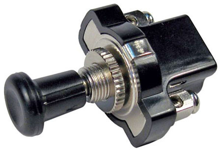 SPST Push-Pull Switch, 2 Position - Off/On