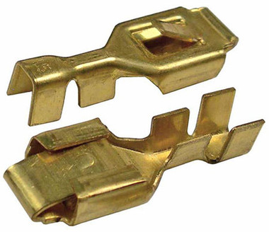Pack of 100 Brass Tab Lock Terminals