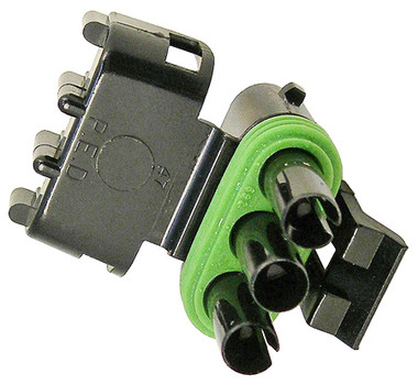 WeatherPack 3 Cavity Male Tower Connector