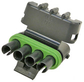 WeatherPack 4 Cavity Male Tower Connector