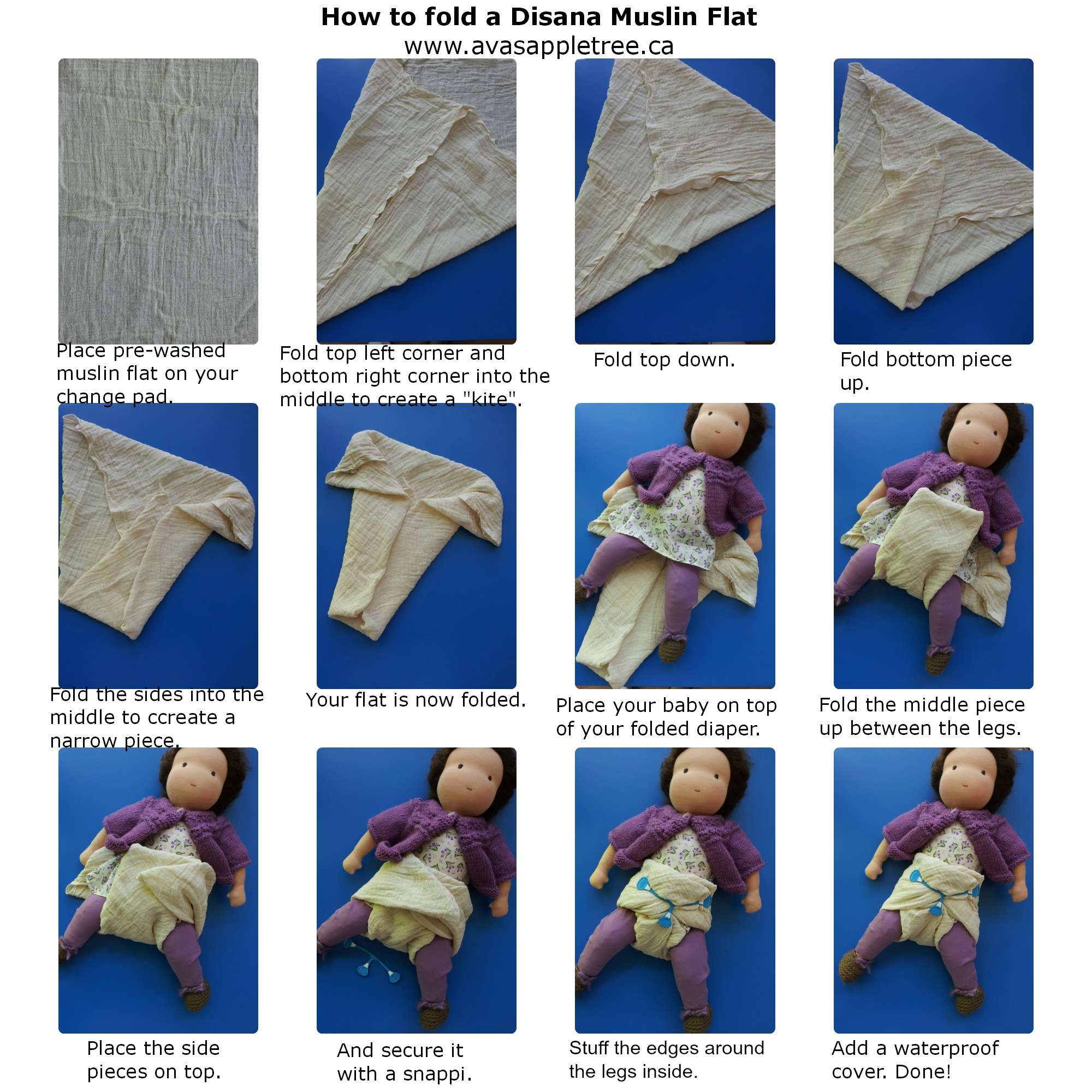 muslin flat nappies