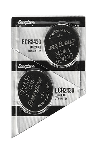 2 pack Energizer CR2430 Lithium Coin Button Cell