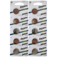 Discounted CR2032 Energizer Batteries 10 Pk