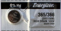 Energizer Batteries 365 / 366 Silver Oxide Watch Battery