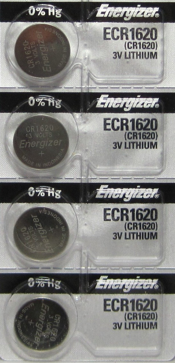 20 Pcs Energizer CR1620 ECR1620 CR 1620 3V Lithium Batteries