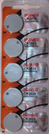 Maxell CR2025 5-Pack 3V Lithium Coin Cell Batteries