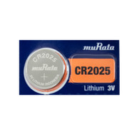 Murata CR2025 Lithium Coin Battery (1 Battery), Replaces Sony