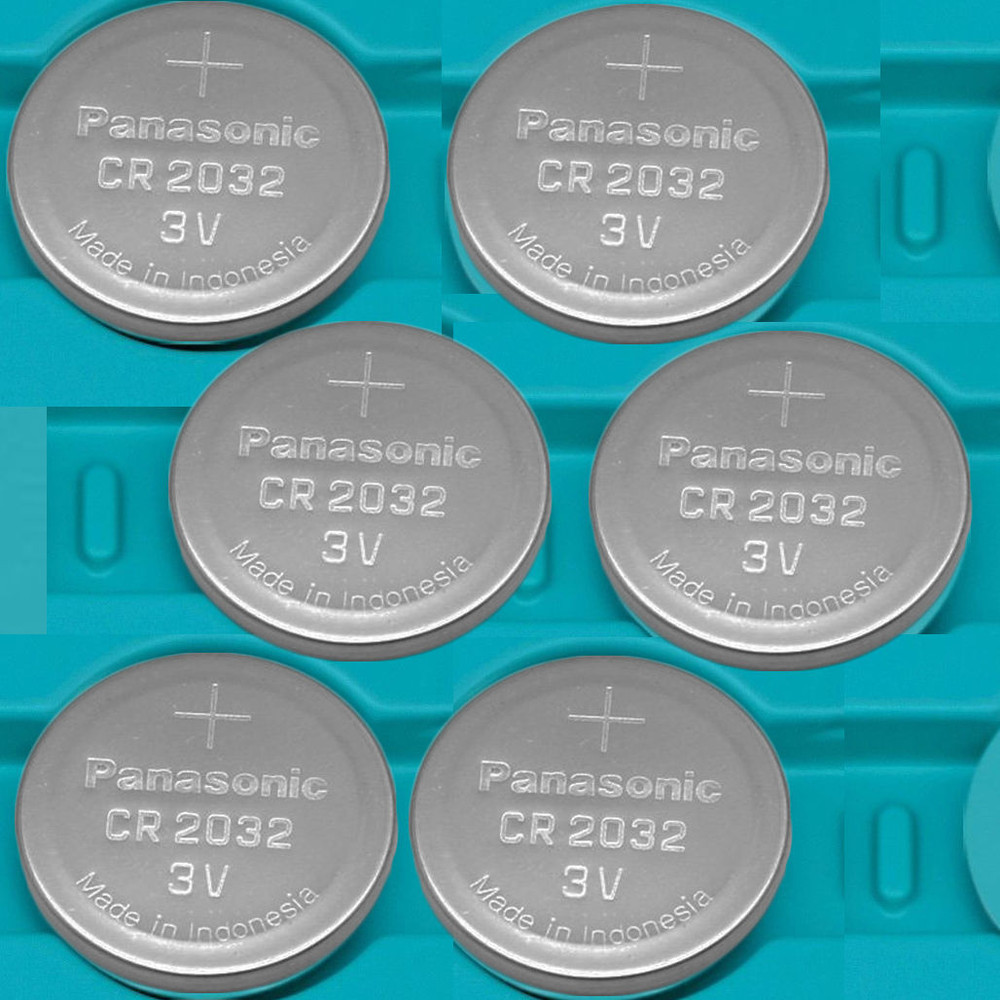 Panasonic 2032 Lithium Button Coin Cell Battery 3V CR2032, for