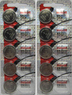maxell CR2032 3V Lithium Coin Cell 10 pack "New HOLOGRAM PACKAGE"