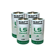 4 pack Saft LS26500 Lithium Battery equivalent Tadiran TL-5920 TL5920