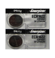Energizer CR1632 Lithium Battery 3V (2 Batteries per pack)