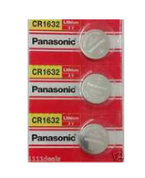 3pcs Panasonic CR1632 CR 1632 3v Coin Lithium Battery, REMOTE KEYLESS ENTRY TRANSMITTER FOB Battery