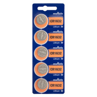 Murata Replaces Sony CR1632 3 Volt Lithium Coin Cell Battery (5 Batteries)