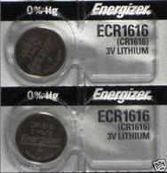  Energizer CR1616 Lithium coin battery 2pcs.