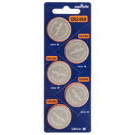 Murata CR2450 3V Lithium Coin Battery Pack Of 5 Batteries, Replaces Sony