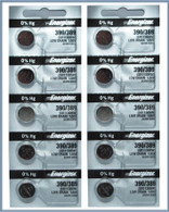Home Products - - 10 390 / 389 Energizer Watch Batteries SR1130SW Cell