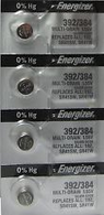 280-13, Batteries and Battery Replacements 392/384 energizer 4 pcs.