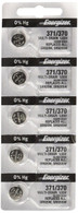 Energizer 371 or 370 Button Cell Silver Oxide SR920SW 5 Watch Batteries