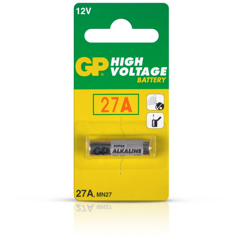 GP 27A MN27 Card of 5 pieces High Voltage Battery 