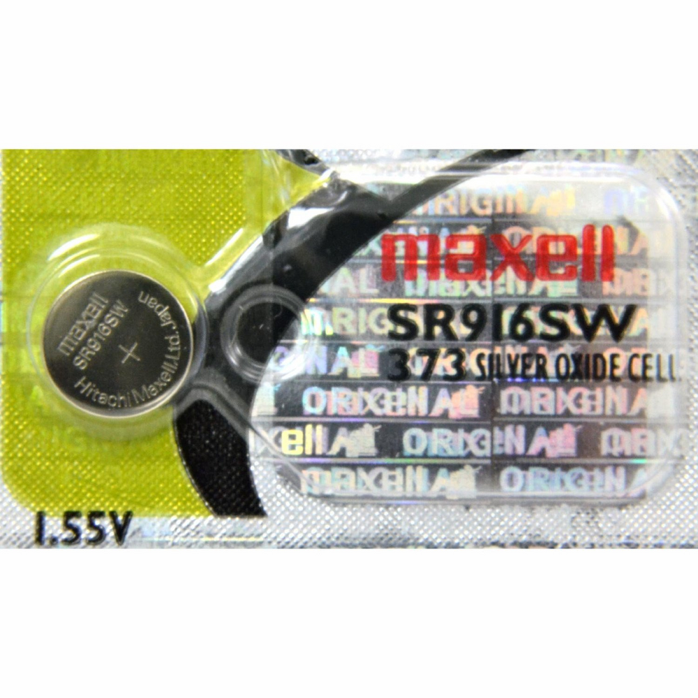 1 Maxell SR916SW SR68 SB-AJ SR916 373 Silver Oxide Watch Battery ...