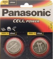 Cr2032 Battery (2 Pack) - Panasonic, Lithium Coin Cell, 3V