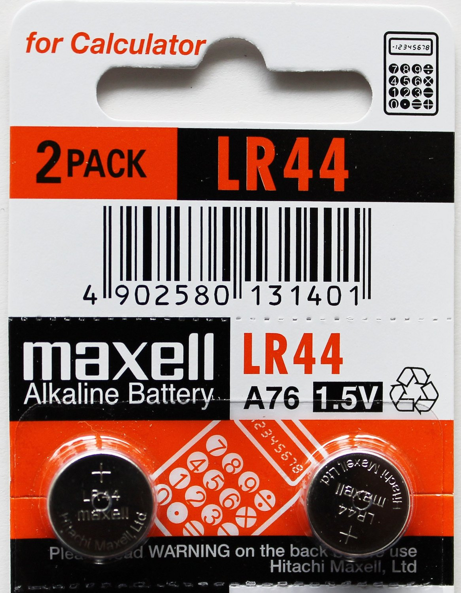 Competitive Prices Button Cell Watch Battery Lr44 AG13 1.5V Alkaline