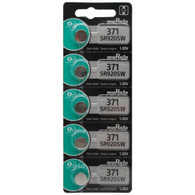 Murata Watch Battery Button Cell SR920SW 371 Pack of 5 Batteries- Replaces Sony