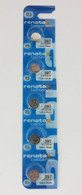 Renata 397 Button Cell watch battery, 5 Batteries