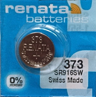 Renata 373 Button Cell watch battery