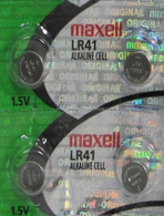 3 Maxell LR41 192 L736 V3GA 1.5V BATTERIES "Buy 3 And get 1 FREE"
