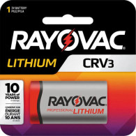 Rayovac RLCRV3-2A Lithium Digital Photo Battery CRV3 Size, 3.0-Volt, 2-Count