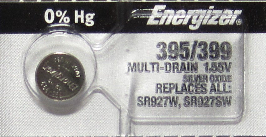 1 Pc Energizer 395 399 Sr927sw Ag7 Lr927 Silver Oxide Battery Thebatterysupplier Com