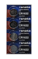 Renata CR1632 Lithium 3v Batteries (1 Pack of 4)