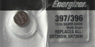 Energizer Silver Oxide Watch Battery For Energizer 397/396 Button Cell