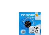 100 x Renata 346  Button Cell watch batteries
