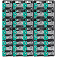 200 Murata 1.55v Silver Oxide Watch Batteries 377 SR626SW - Replaces Sony