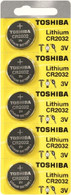 Pack of 500 Toshiba CR2032 3V Lithium Coin 2032 Batteries 