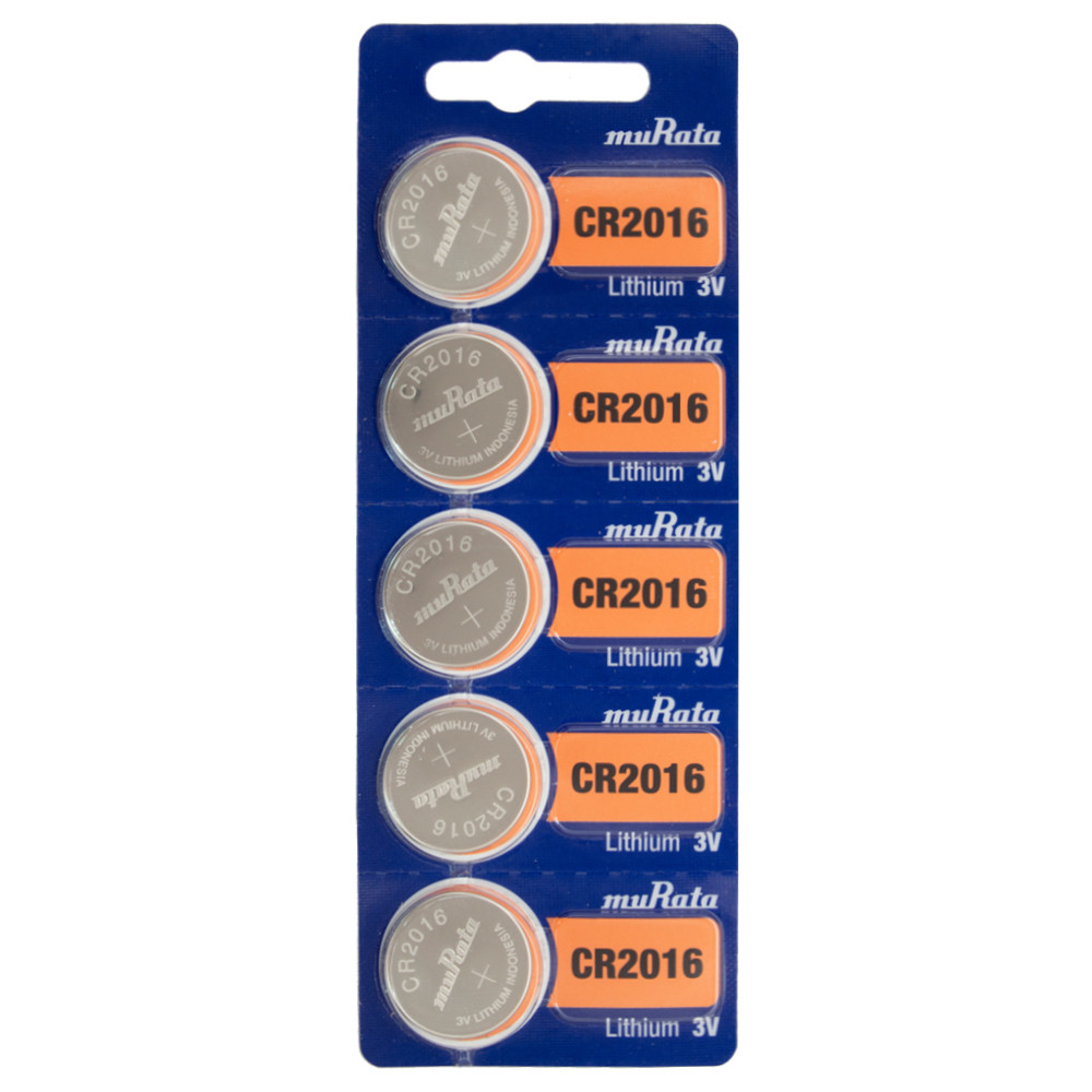 50 Genuine MURATA Replaces Sony CR2016 Lithium 3v Coin Cell Batteries