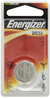 100 x Energizer CR2032 Lithium 3.V Zero Mercury Watch/Electronic Battery Carded