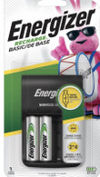 Energizer Recharge Basic Charger with 2 AA NiMH Rechargeable Batteries