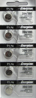 394-380 Energizer Button Cell Silver Oxide Batteries 35 Pk