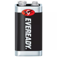 1 Eveready Super Heavy Duty 9V 9 Volt Carbon Zinc Battery