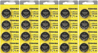 Toshiba 2430 3V Lithium Battery x 20 Batteries