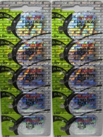 10 Maxell 348 SR421SW Silver Oxide Batteries